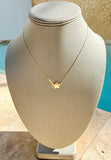 Adjustable 14K Star Choker Necklace