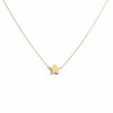 Adjustable 14K Star Choker Necklace