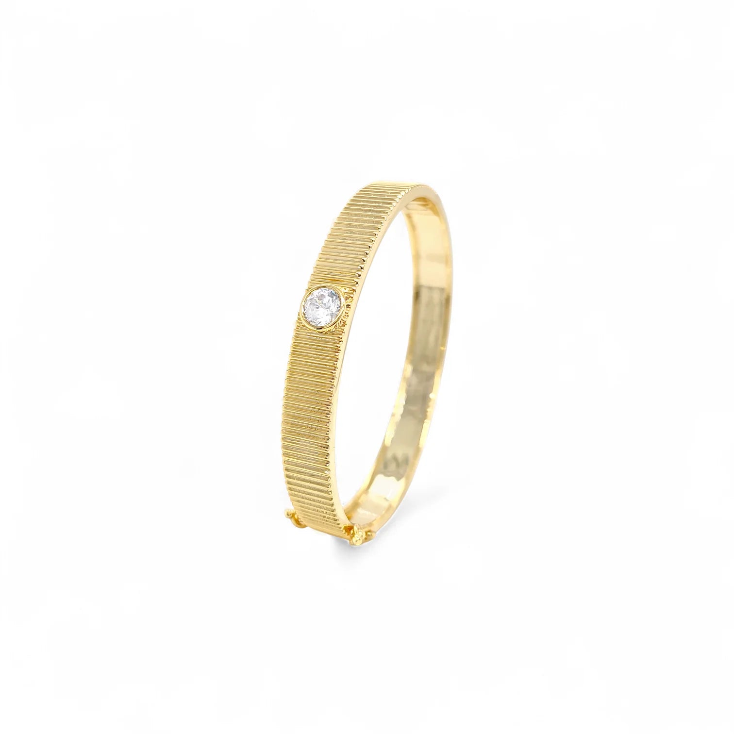 Bangle luxury | 18k gold plated brass | Italian craftsmanship