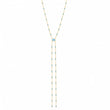 Capri Blue Tie Lariat