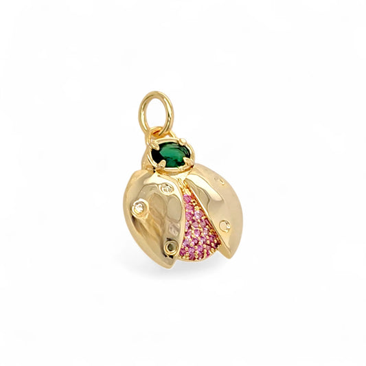 Beetle pendant | 18k gold plated | Italian craftsmanship