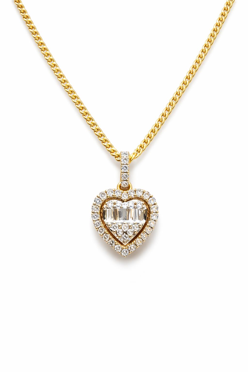 10K Gold Heart Pendant