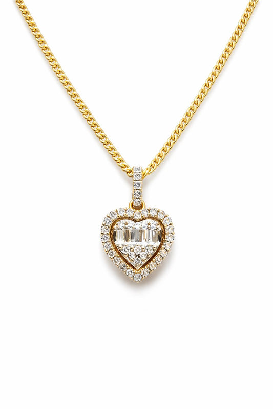 10K Gold Heart Pendant