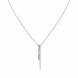 Linear Baguette Pave Necklace