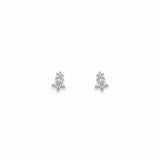 Mini Double Pave Star Studs