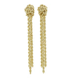 10K Knot Dangle Earrings