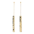 14K Gold Dust Dangle Earrings