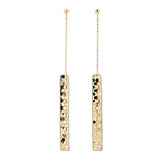 14K Gold Dust Dangle Earrings