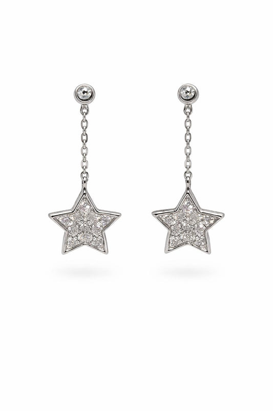 WG Drop Star Earrings