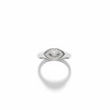 Pave Eye Pinky Ring Size 4