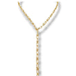 U link plain Necklace | 2 sizes Unisex | Multi-wear | 18k gold plated | Italian craftsmanship