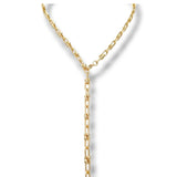 U link plain Necklace | 2 sizes Unisex | Multi-wear | 18k gold plated | Italian craftsmanship