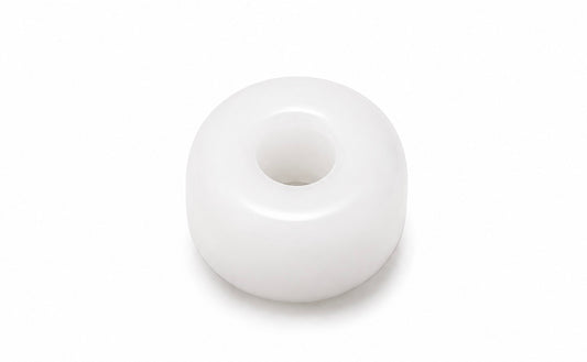Murano Glass Bead Pearl White