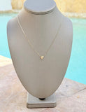14K Puffed Heart