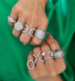 Celeste Pavé Wrap Ring