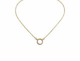 14K O Necklace