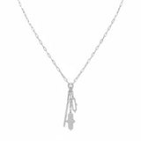 Modern Link Hamsa Necklace