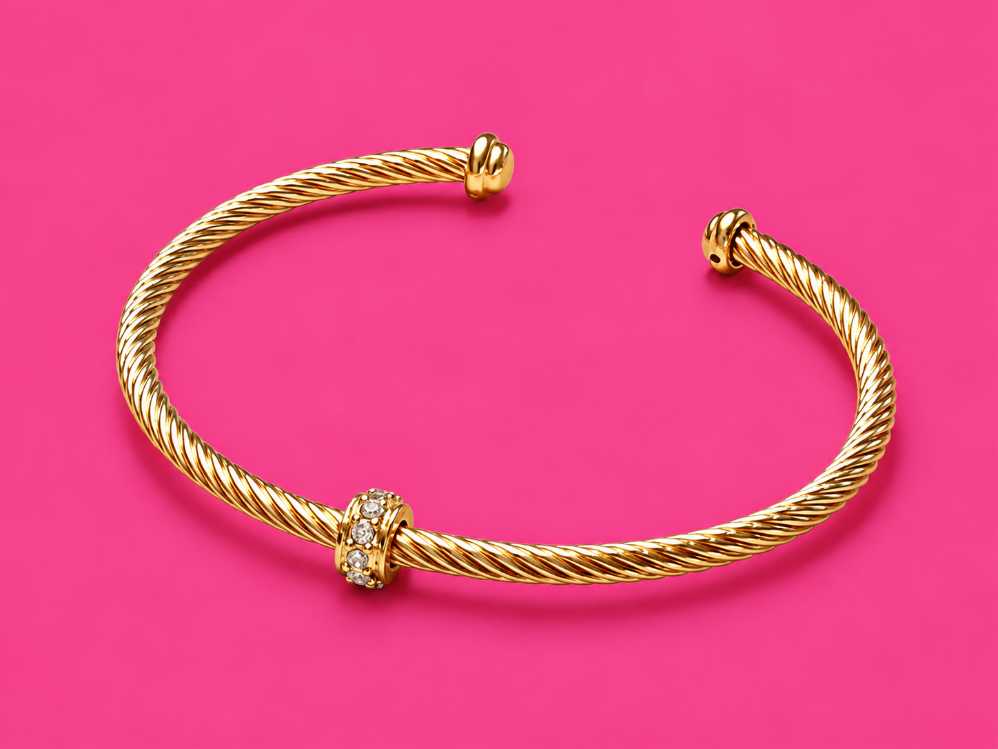 The Golden Twist Cuff