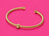 The Golden Twist Cuff