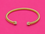 The Pavé Twist Cuff