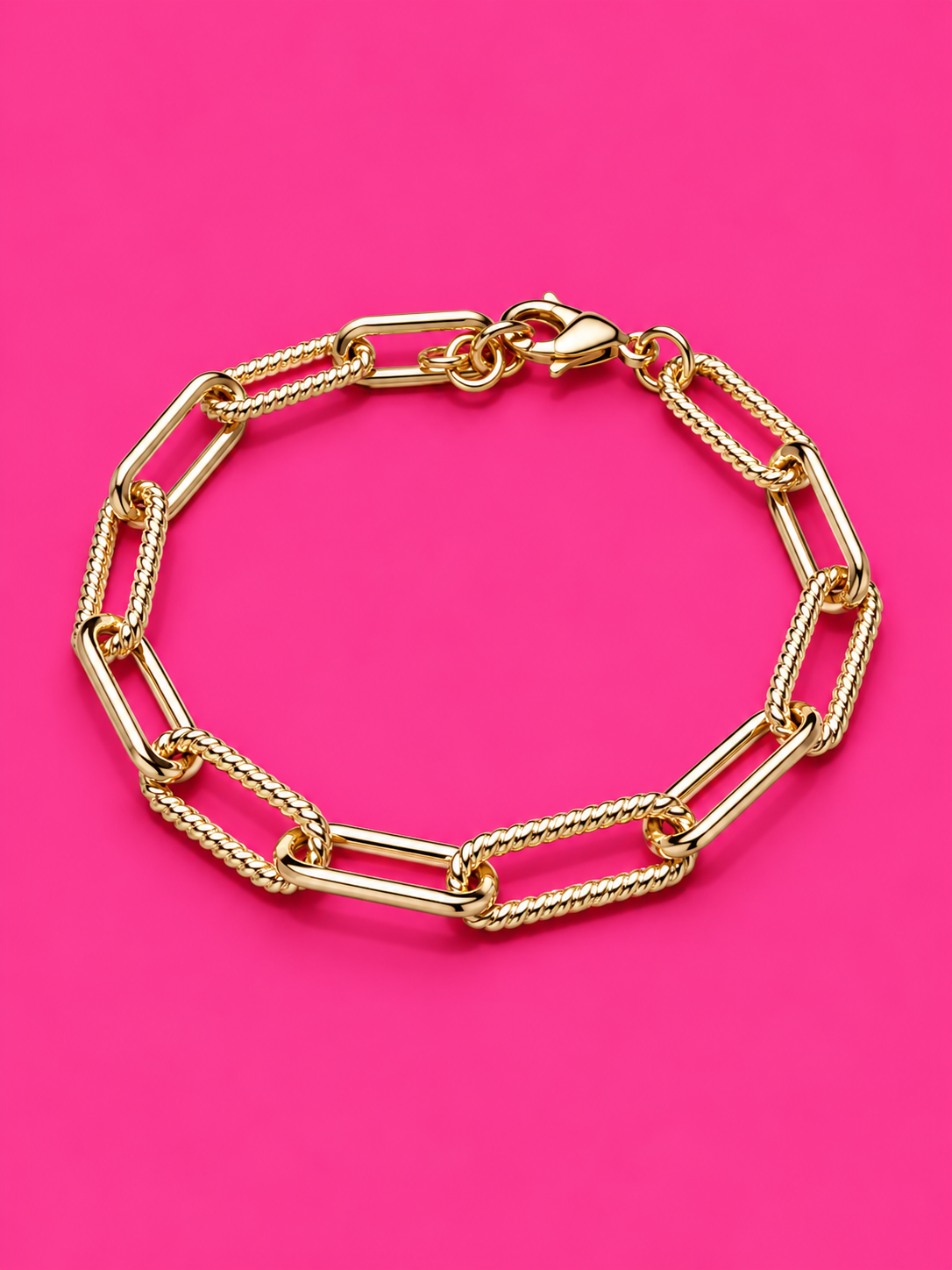 The Textured Link Bracelet