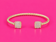 Pavé Cushion Cable Cuff