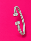 The Pavé Torque Bangle