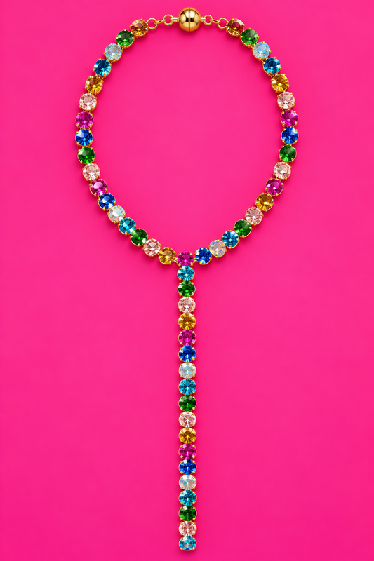 Candy Drop Lariat Necklace