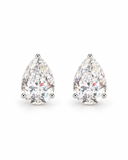 The Pear Brilliance Moissanite Studs