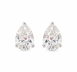 The Pear Brilliance Moissanite Studs