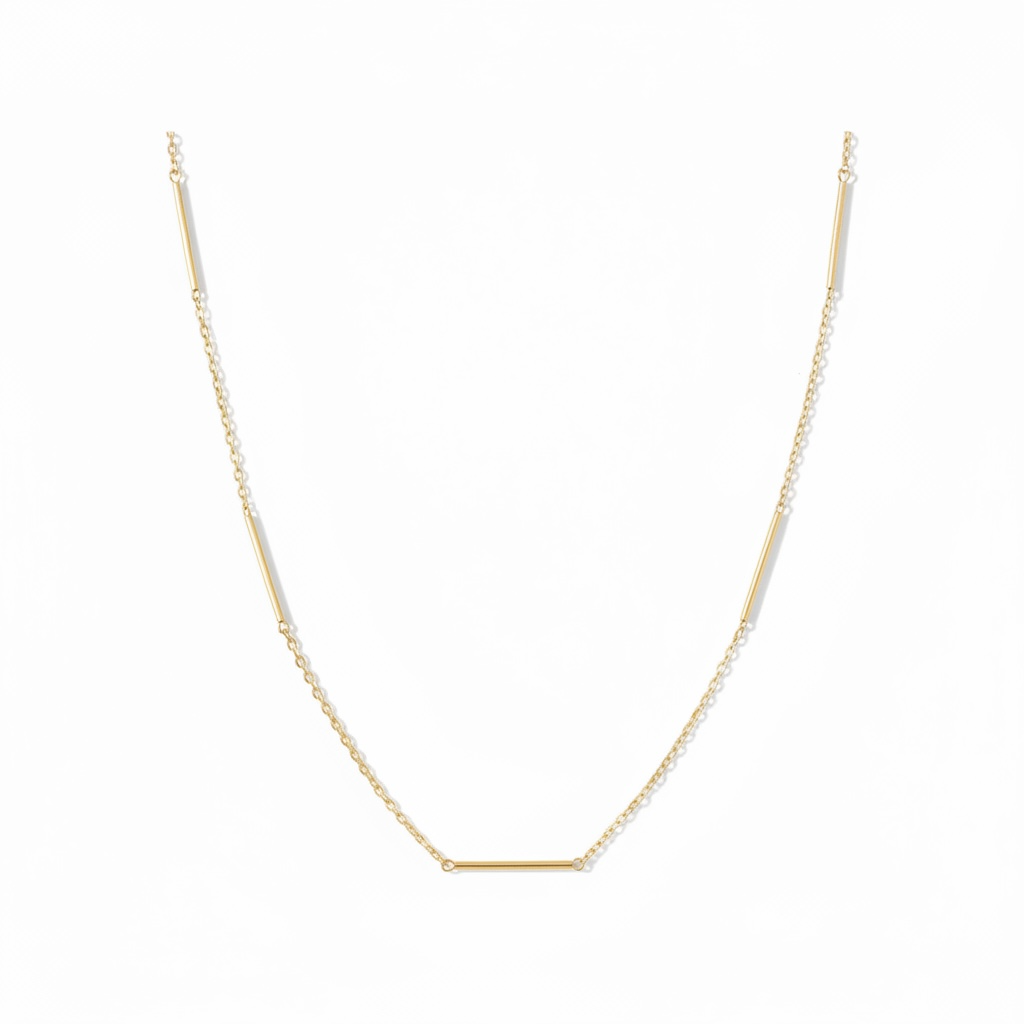 14K Bar Chain