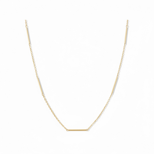 14K Bar Chain
