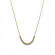 14K Bead Row Necklace
