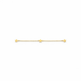 14K Gold Star Bracelet