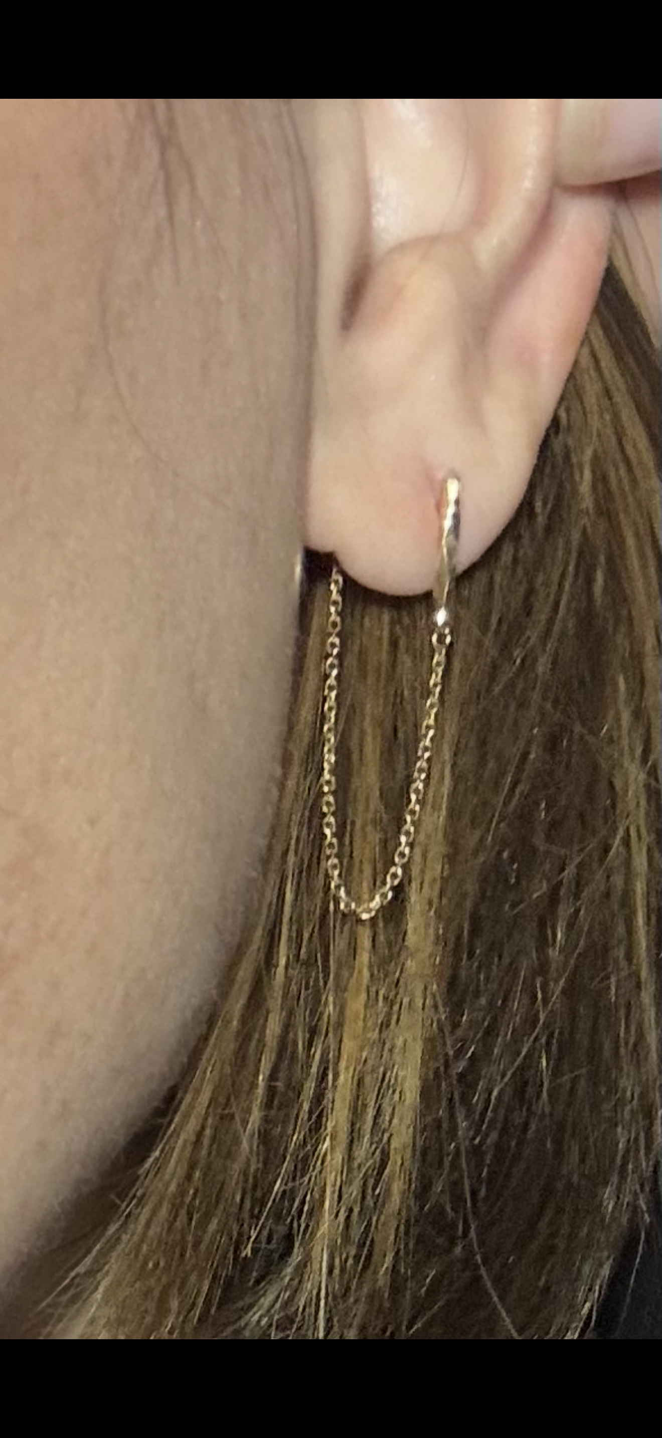 10K Dainty Flow Hoops