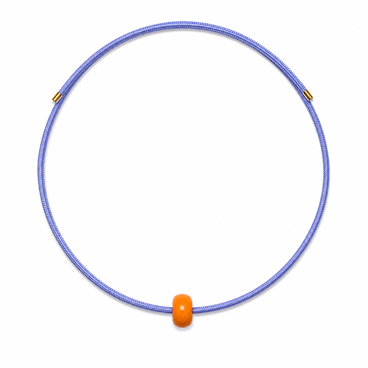 Murano Glass Bead – Tangerine