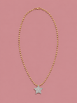 Removable Star Charm Beaded Necklace