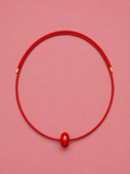 Cherry Red Ceramic Bead