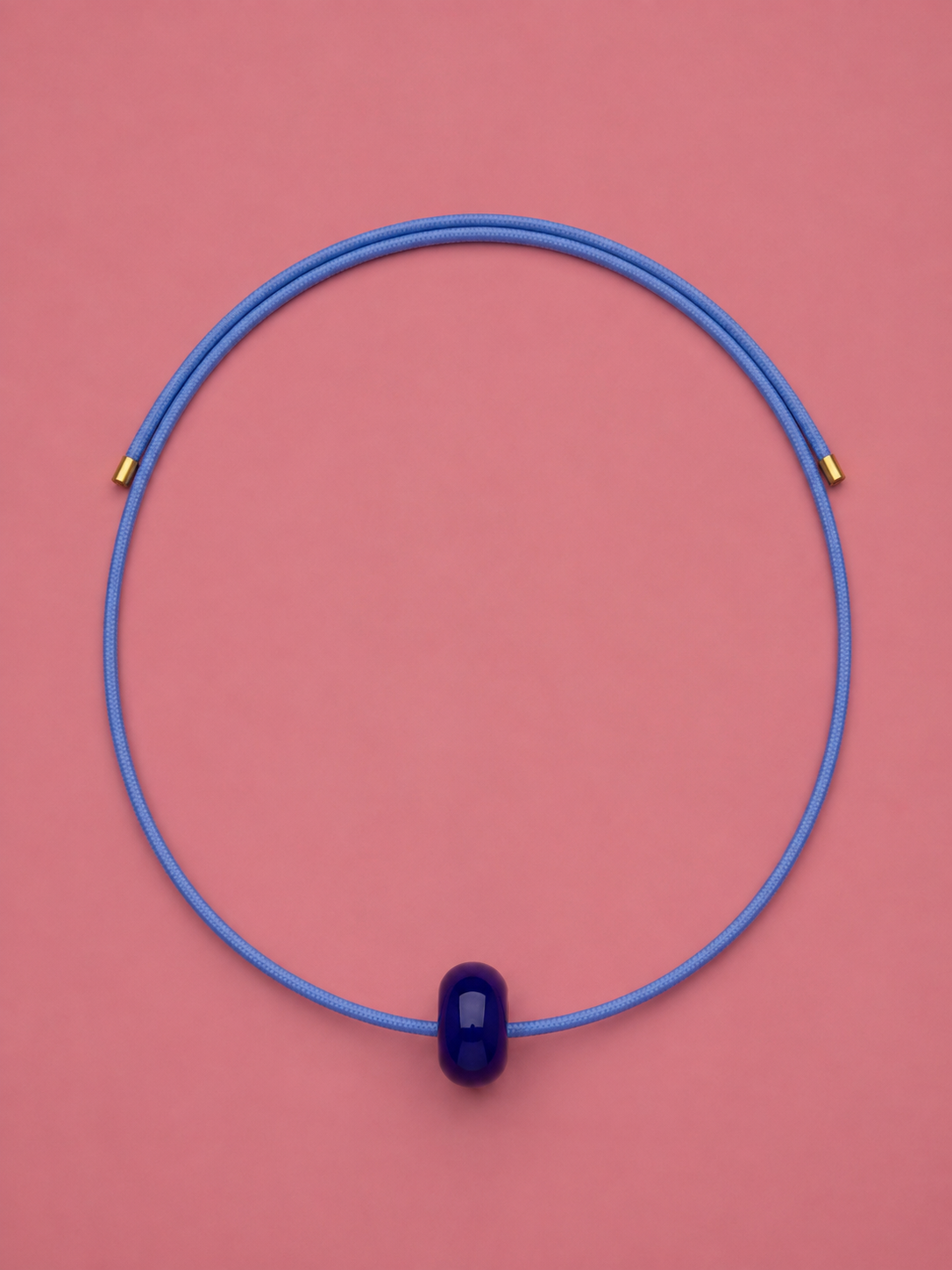 Blue Ceramic Bead