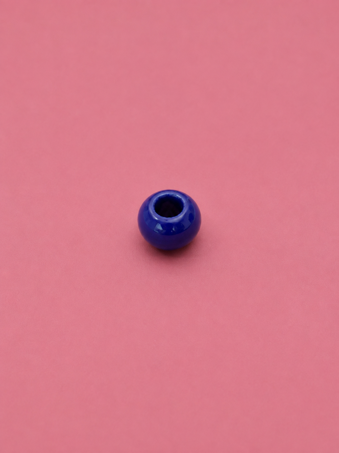 Blue Ceramic Bead