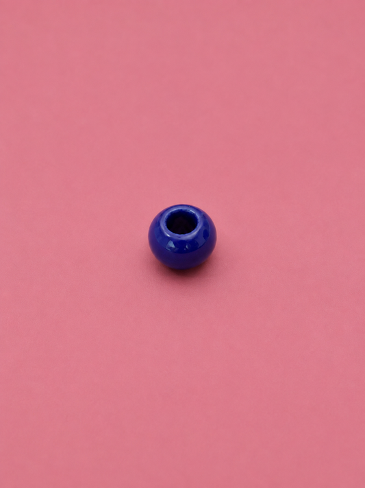 Blue Ceramic Bead