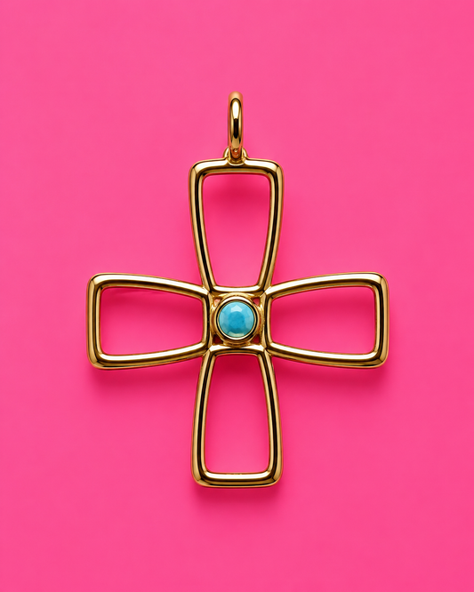 Open Cross Pendant