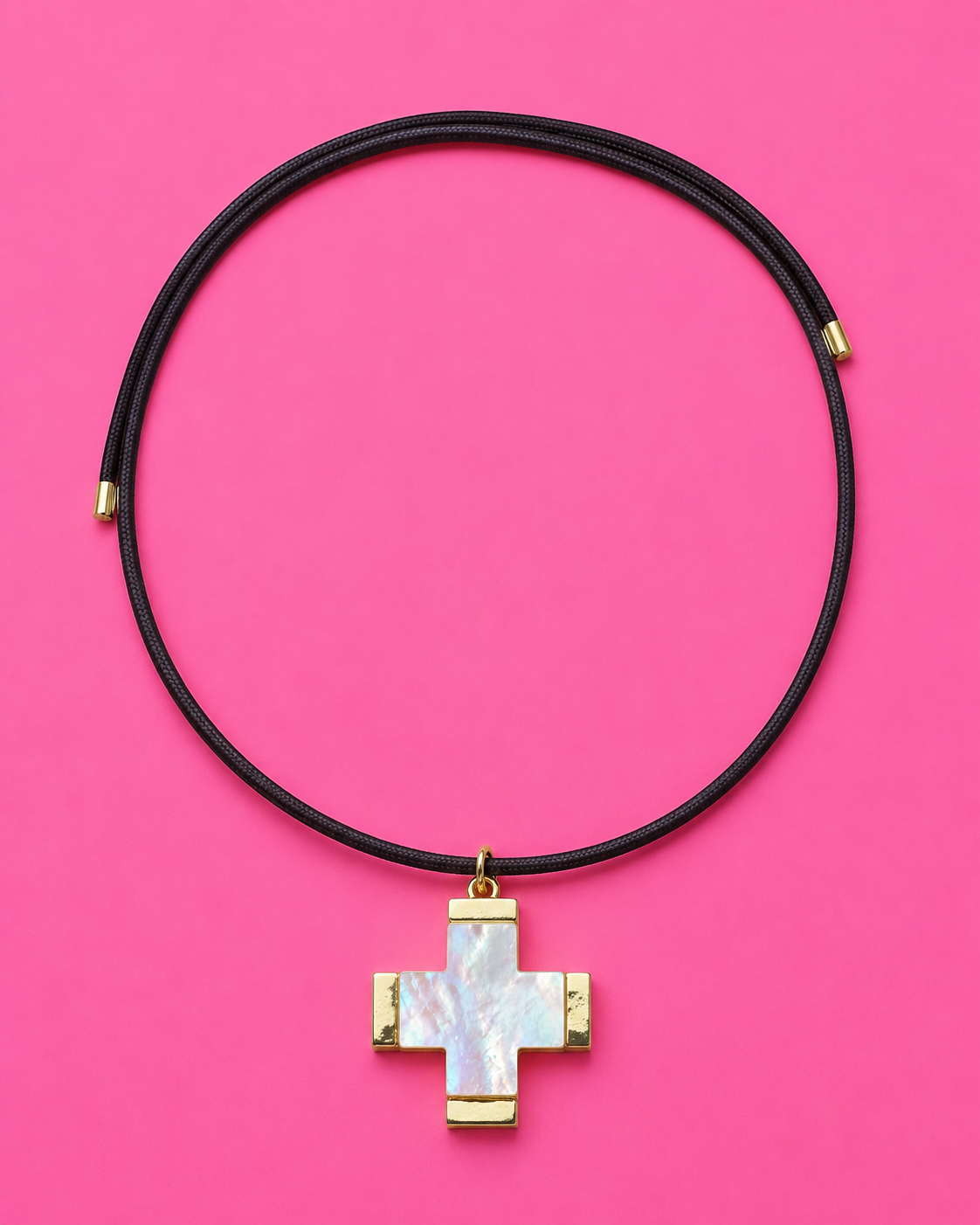 Mother of Pearl Cross Pendant