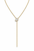 14k Lariat Necklace