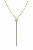 14k Lariat Necklace