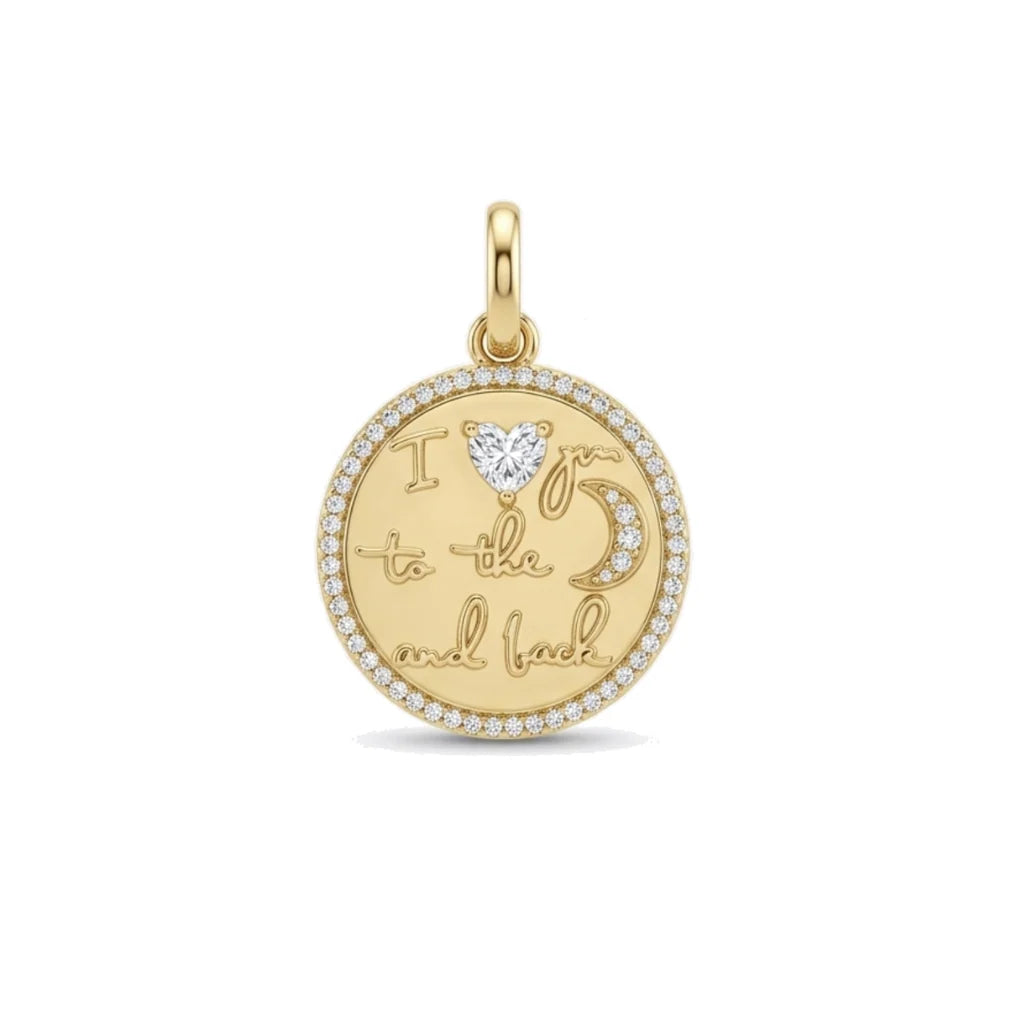 To The Moon & Back Charm