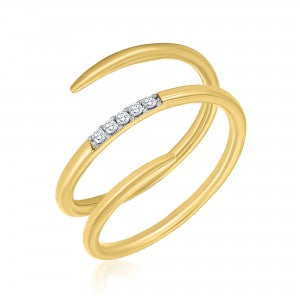 925 Sterling Silver Loop Ring