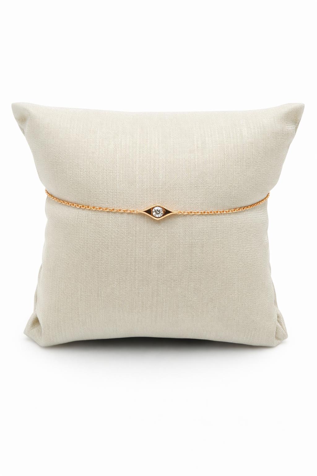 18k Gold Evil Eye Bracelet
