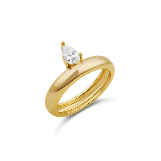 Drop Solitaire Band Size 8