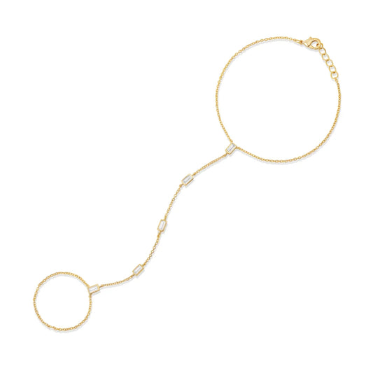 Baguette Hand Chain